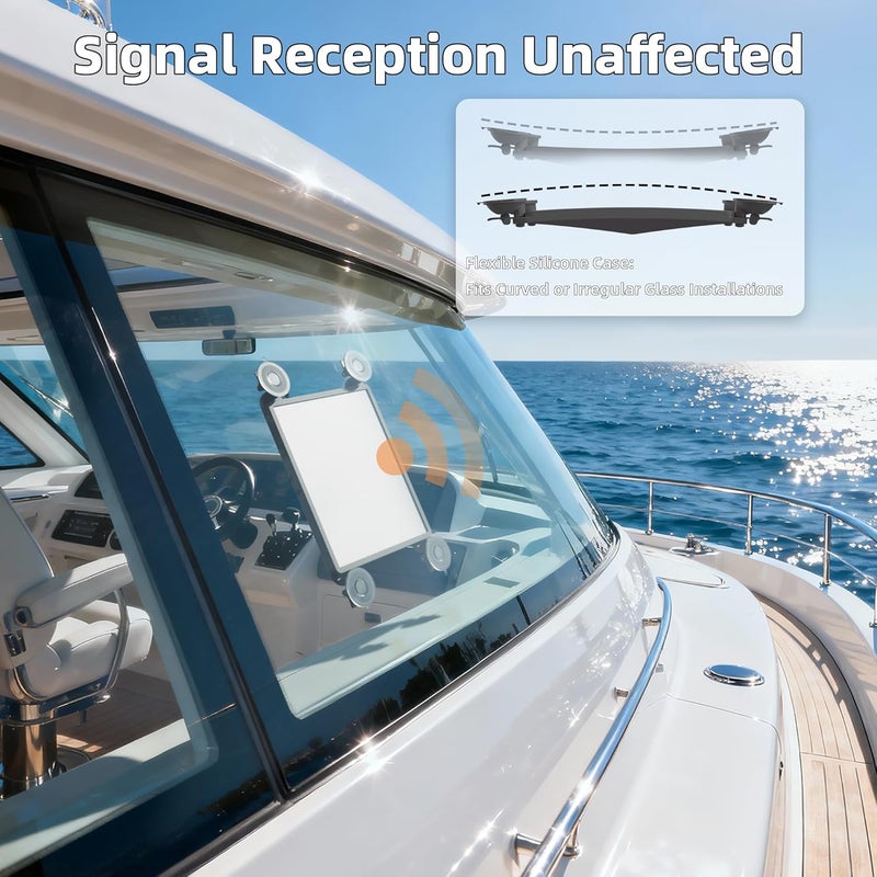 DAIERTEK Starlink Mini Suction Cup Mount, Starlink Mini Sunroof Mount, Waterproof, for Car, Rv, Grey - Image 5